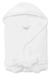 Sferra Bello Nuovo Combed Cotton Hooded Robe In White