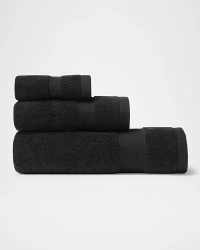 Sferra Bello Nuovo Wash Cloth In Black