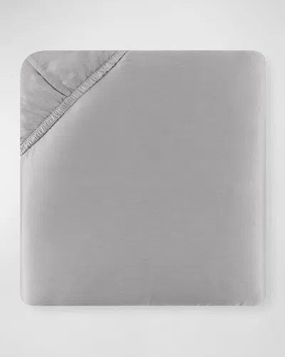 Sferra California King 590 Thread Count Fitted Sheet In Flint