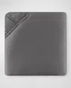Sferra California King 590 Thread Count Fitted Sheet In Titanium