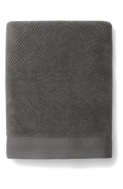 Sferra Canedo Nuovo Combed Cotton Wash Cloth In Charcoal