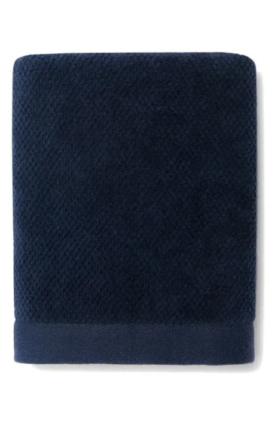 Sferra Canedo Nuovo Combed Cotton Wash Cloth In Navy