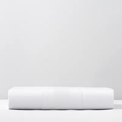 Sferra Capri Flat Sheet, King In White