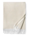 Sferra Capriana Brushed Cotton Throw, 51" X 71" In Sand