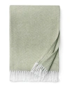 Sferra Capriana Brushed Cotton Throw, 51" X 71" In Willow