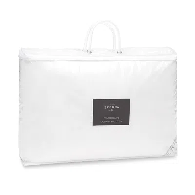 Sferra Cardigan Firm Standard Down Pillow In White