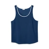 Sferra Caricia Swing Tank Top In Navy/white