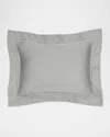 Sferra Carlotta Fitted Sheet, King In Gray