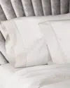 Sferra Carlotta King Pillowcase Pair In Taupe