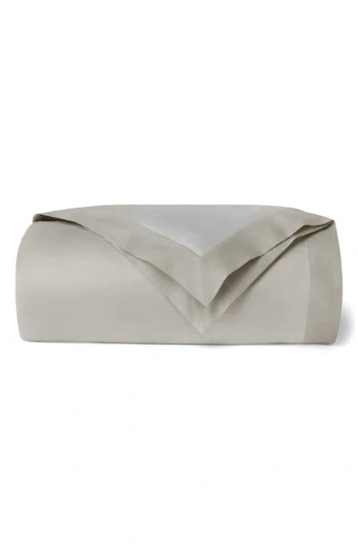 Sferra Carlotta Sateen Duvet Cover In Grey