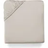 Sferra Carlotta Sateen Fitted Sheet In Taupe