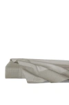 Sferra Carlotta Sateen Flat Sheet In Grey