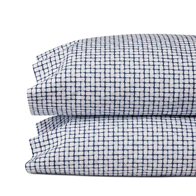 Sferra Caselle Pillowcase, Standard, Set Of 2 In Blue