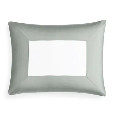 Sferra Casida Boudoir Sham In White/seagreen