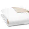 Sferra Casida Duvet Cover, Twin In White/oat