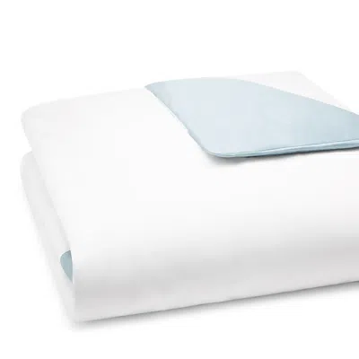 Sferra Casida Duvet Cover, Twin In White/poolside