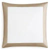 Sferra Casida Euro Sham In White/oat