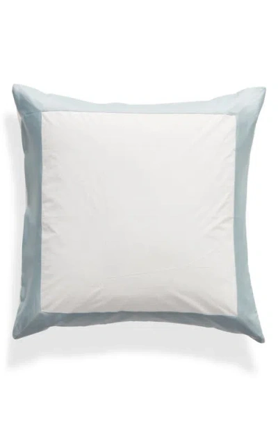 Sferra Casida Euro Sham In White/poolside