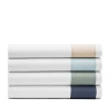 Sferra Casida Flat Sheet, King In White/oat