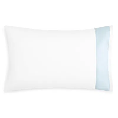 Sferra Casida King Pillowcase, Pair In White/poolside