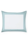 Sferra Casida Sham In White/poolside