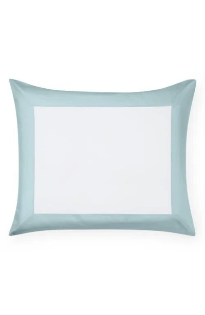 Sferra Casida Sham In White/poolside