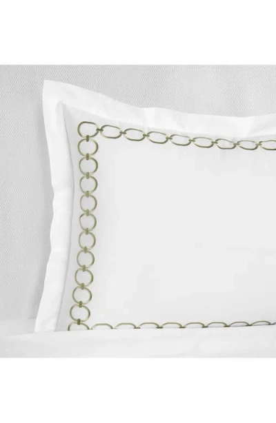 SFERRA SFERRA CATENA COTTON PERCALE BOUDOIR PILLOW SHAM