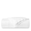Sferra Catena Duvet Cover, Twin In White/ Lunar