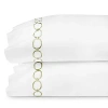 Sferra Catena Pillowcase, Set Of 2, Standard In White