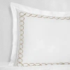Sferra Catena Sham, Continental In White/sand