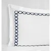 Sferra Catena Sham In White/ Navy