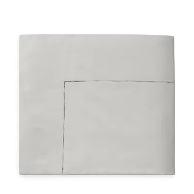 Sferra Celeste Flat Sheet, Full/queen In Gray