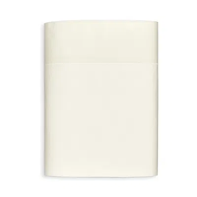 Sferra Celeste Full/queen Percale Flat Sheet In Ivory