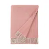 Sferra Celine Throw In Salmon Pink