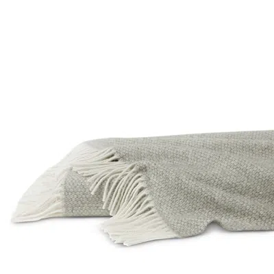 Sferra Cervino Wool-cashmere Throw Blanket In Neutral