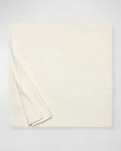 Sferra Cetara King Blanket In Ivory