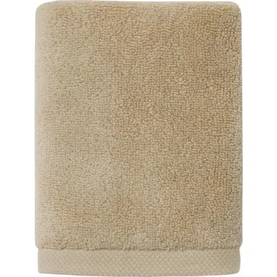 Sferra Cielo Cotton Wash Cloth In Sand