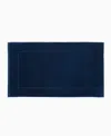 Sferra Cielo Tub Mat Cotton Bath Towel, 20" X 35" In Blue