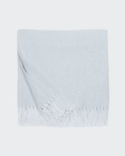 Sferra Basketweave Throw In Tin