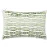 Sferra X Scalamandre Cobblestones Decorative Pillow, 12 X 18 - Exclusive In White/green