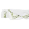 Sferra X Scalamandre Cobblestones Flat Sheet, Twin In White/green