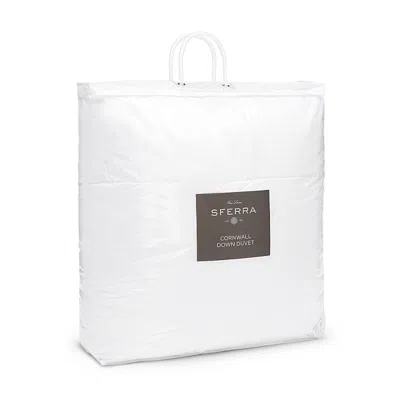 Sferra Cornwall Heavyweight Down Comforter, Queen In White