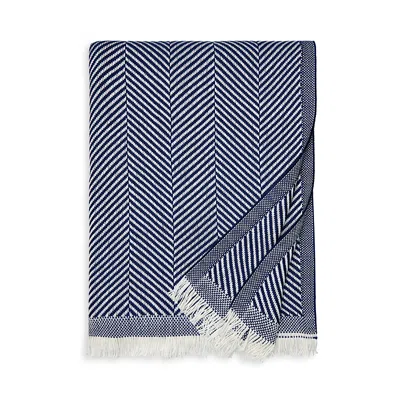 Sferra Costa Throw In Navy
