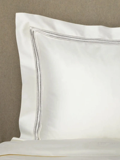 Sferra Diamante Duvet & Sham Collection In Ivory