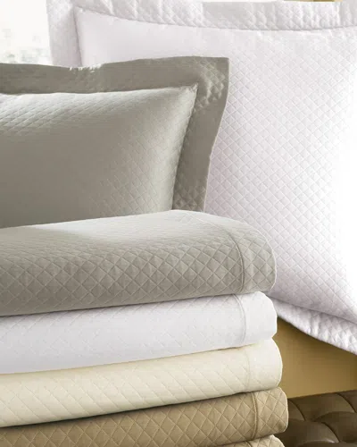 Sferra Diamond Pique Boudoir Sham In Ivory