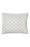 Sferra Edna Reversible Cotton Boudoir Sham In Gray