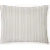 Sferra Edna Reversible Cotton Continental Sham In Gray