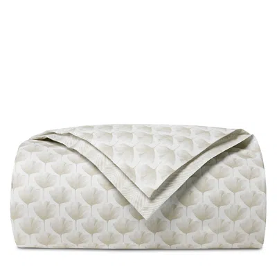 SFERRA EDNA REVERSIBLE GINKGO LEAF DUVET COVER, KING