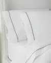 Sferra Emilia King Pillowcases Pair In Black