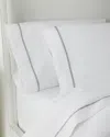 Sferra Emilia Standard Pillowcase Pair In Black